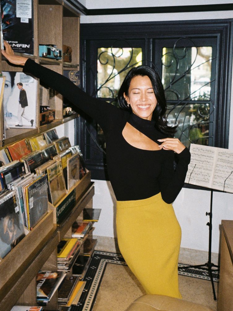 Cutout Mock Neck Long Sleeve Sweater sold by COMMENSE product image thumbnail 2