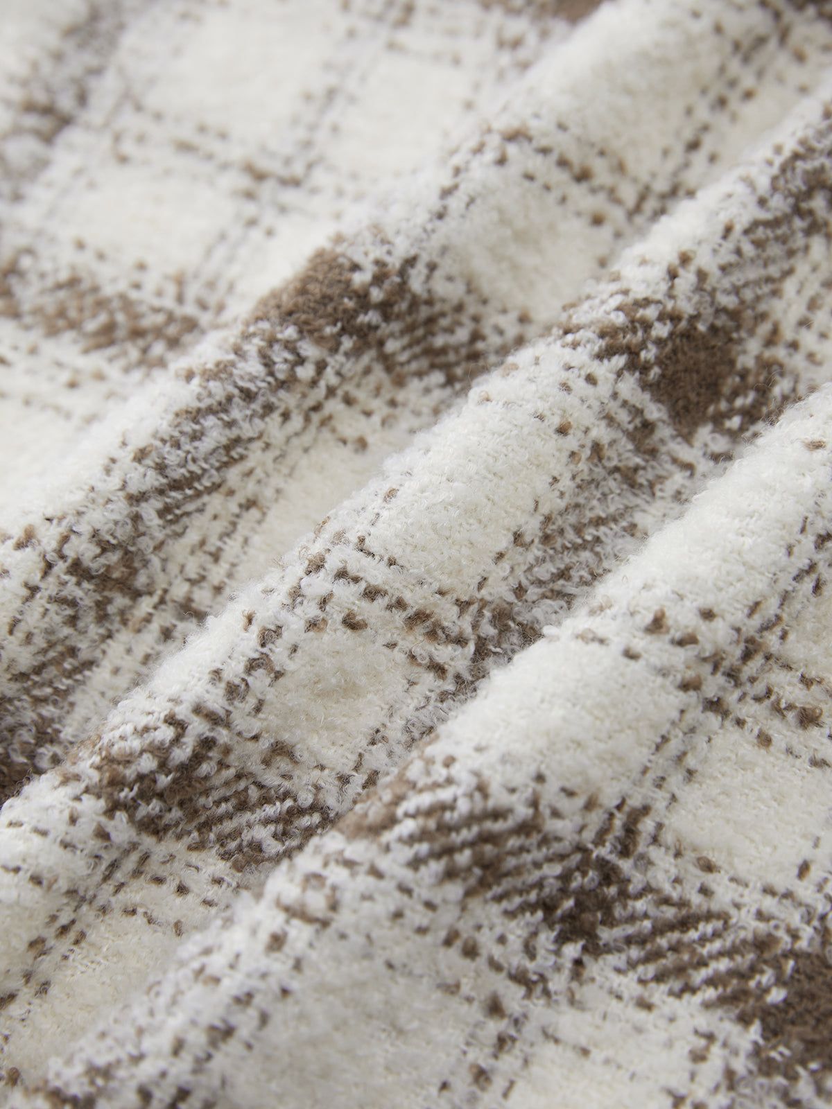 Check Collar Button Up Jacket sold by COMMENSE product image thumbnail 2