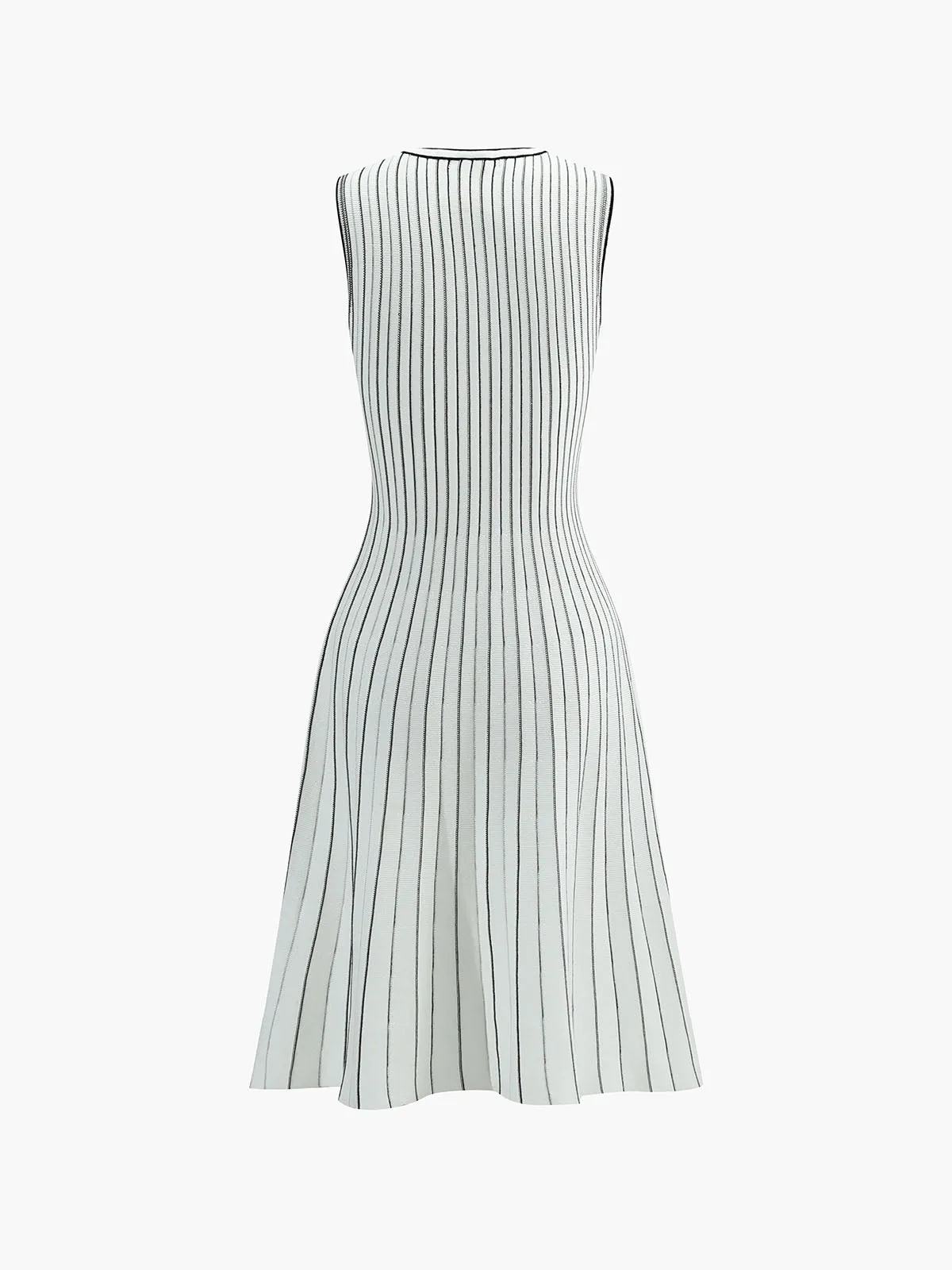 Striped Sleeveless Midi Dress sold by COMMENSE product image thumbnail 4