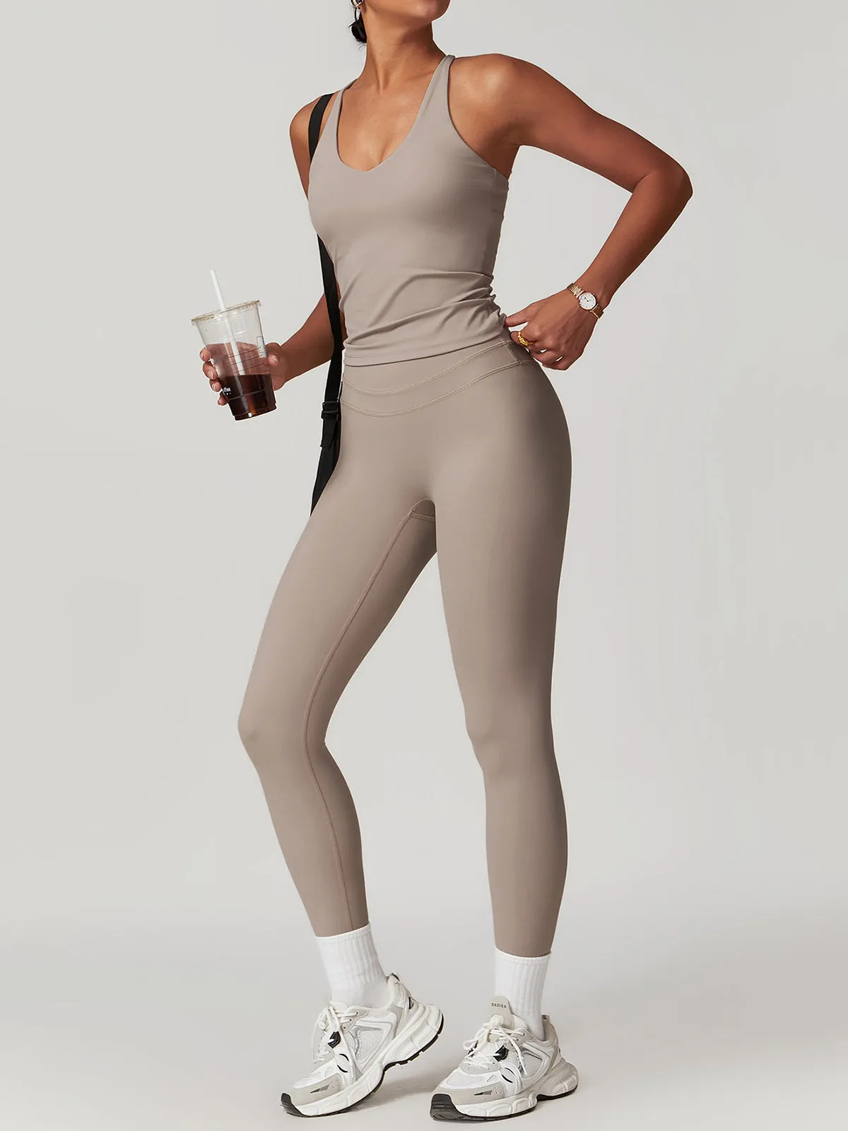 Cross Back Active Top sold by COMMENSE