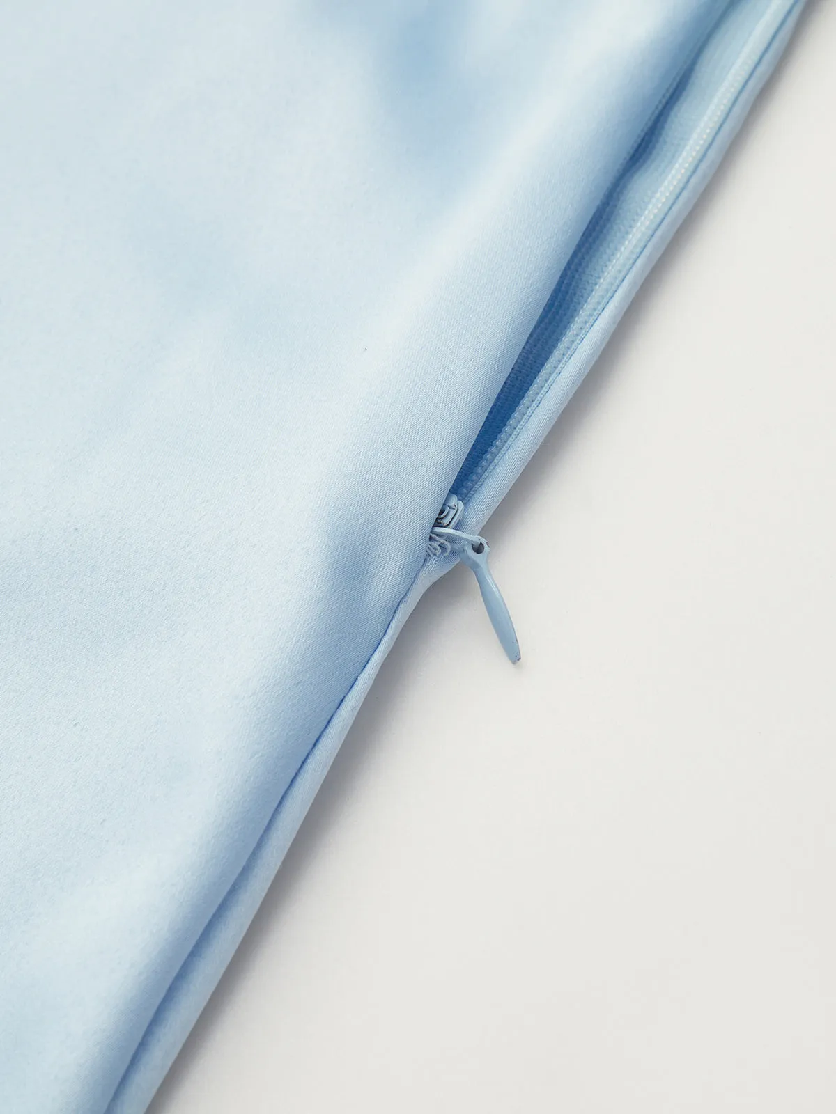 Satin V-Neck Sleeveless Long Dress sold by COMMENSE product image thumbnail 4