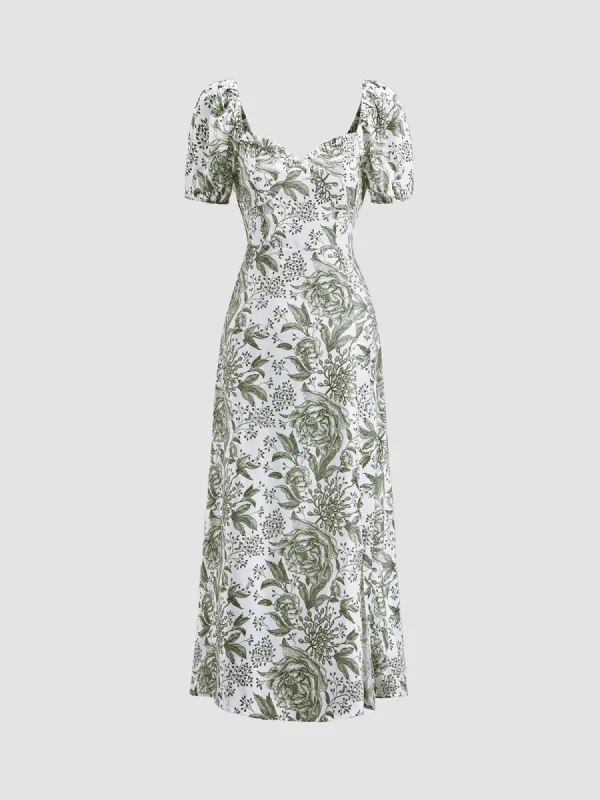 Provence Dream Midi Dress sold by COMMENSE