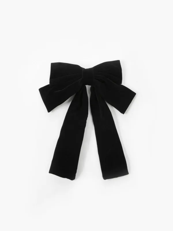 Solid Bowknot Hair Clip sold by COMMENSE