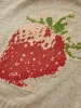 Crew Neck Strawberry Sweater Vest sold by COMMENSE