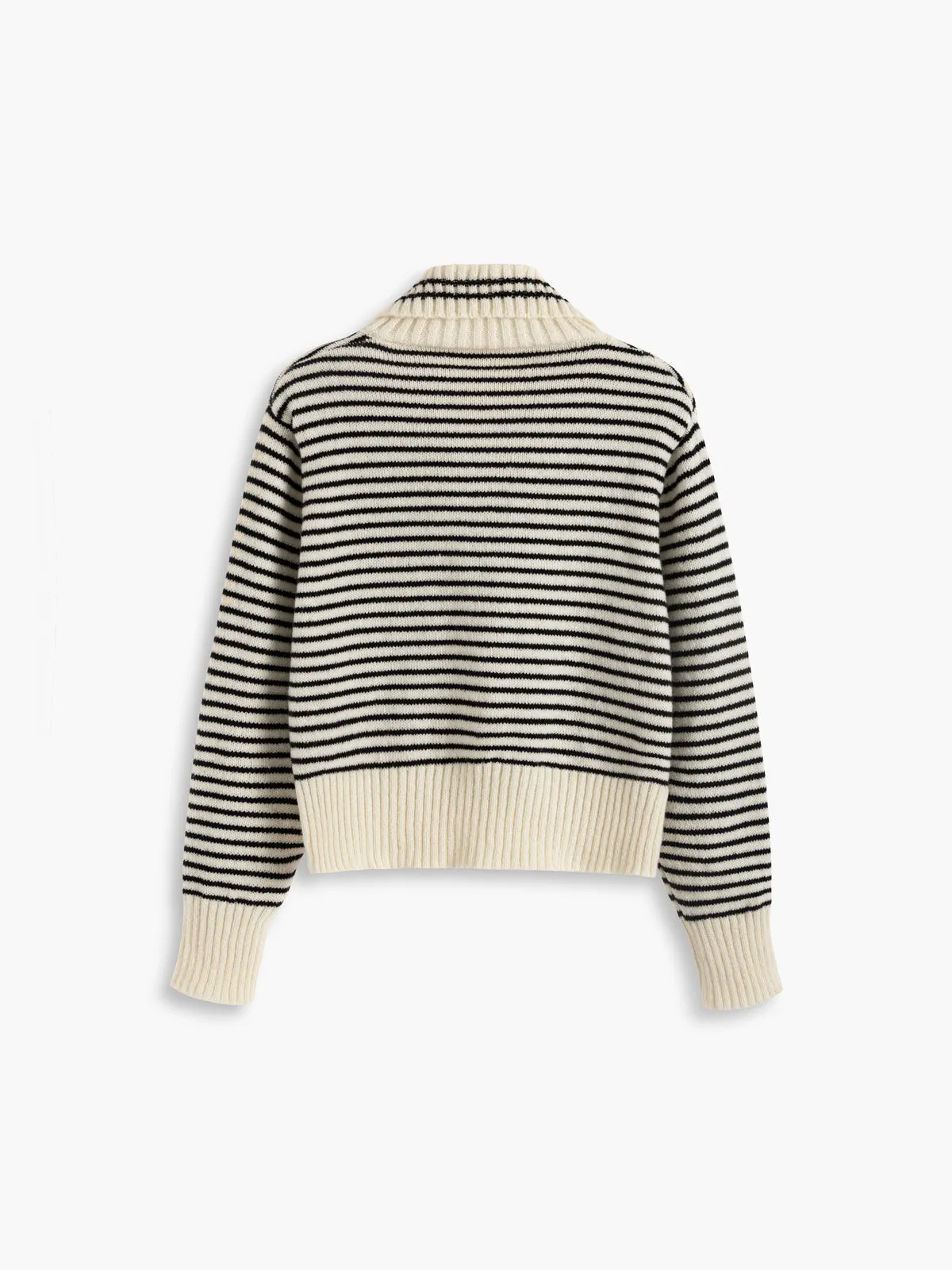 Stripe Polo Sweater sold by COMMENSE product image thumbnail 2