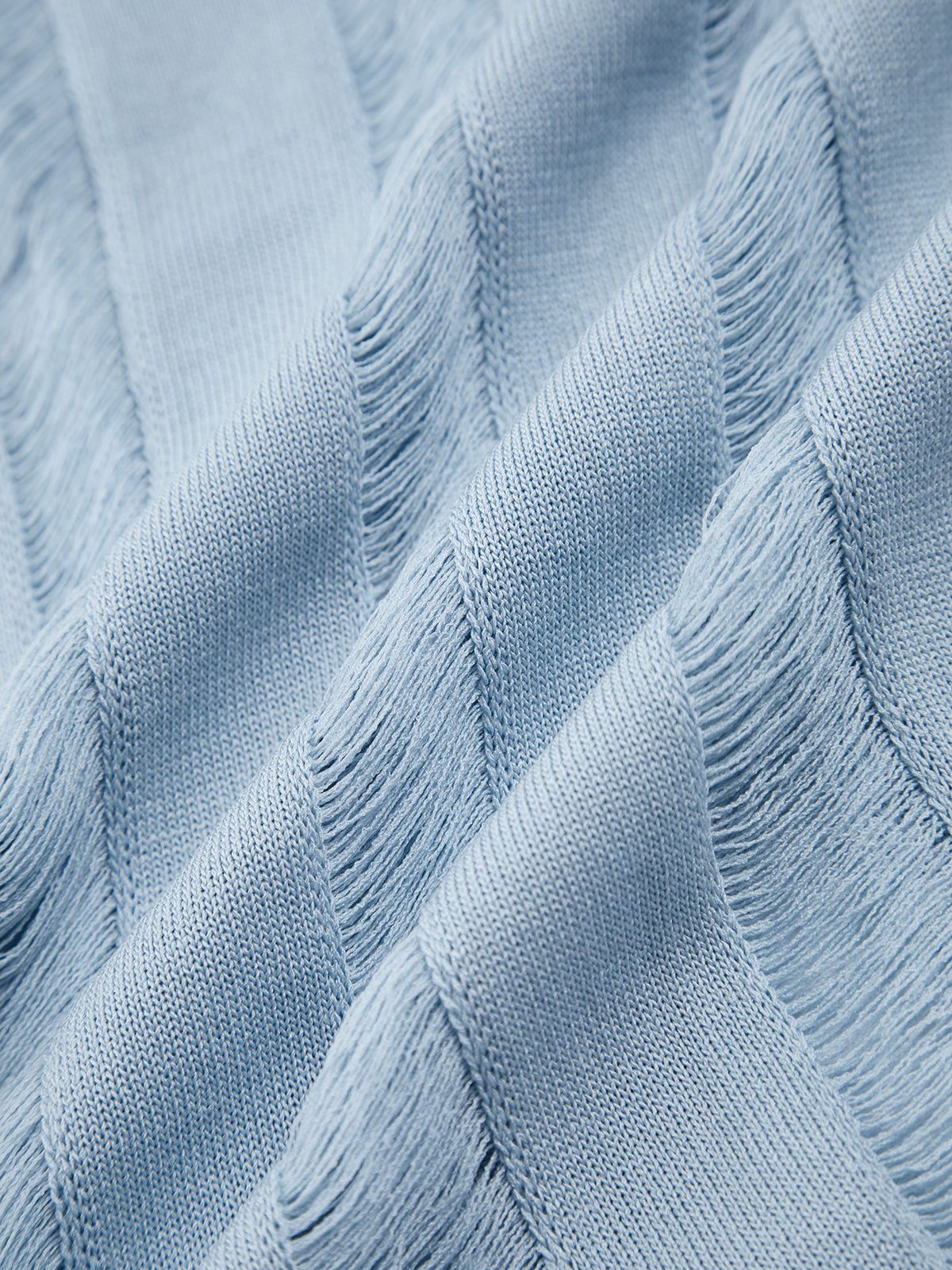 Textured Halter Knit Open Back Long Dress sold by COMMENSE product image thumbnail 3