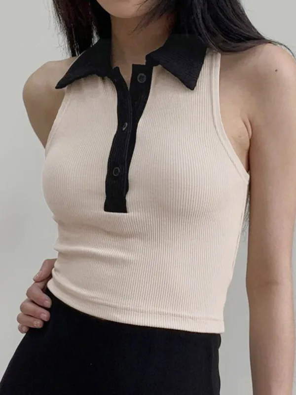 Classic Polo Cami Top made by COMMENSE