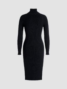Mockneck Sweater Midi Dress sold by COMMENSE