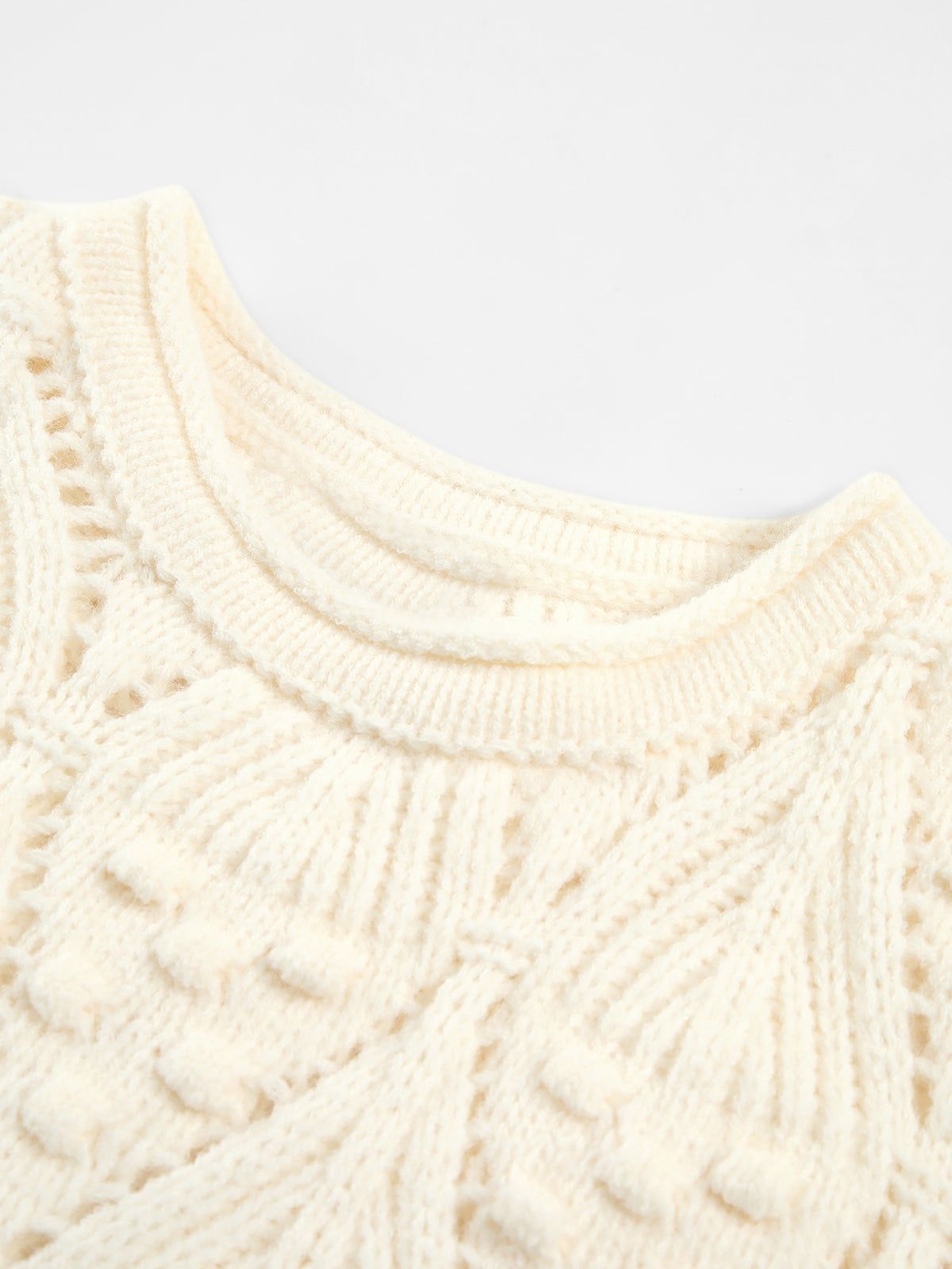 Cherry Picking Eyelet Sweater sold by COMMENSE product image thumbnail 3