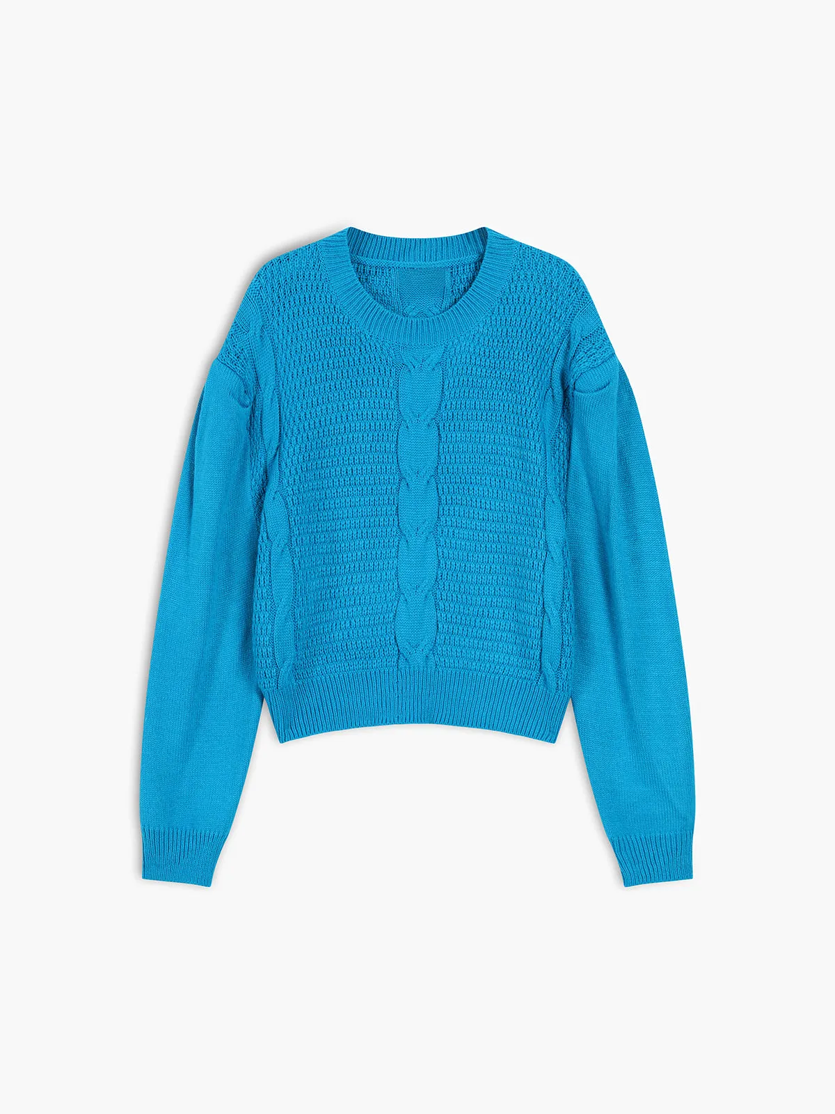 Do The Most Cable Knit Sweater sold by COMMENSE