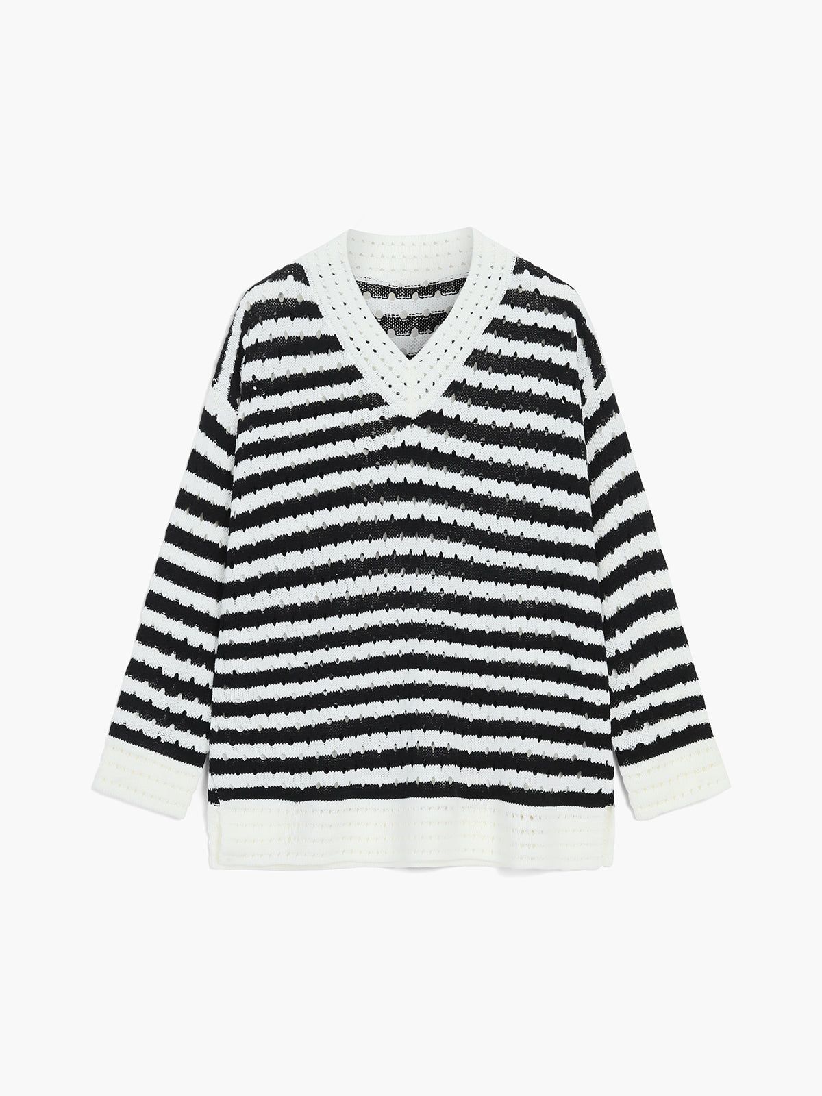 Oversized Seawave Stripe Sweater sold by COMMENSE
