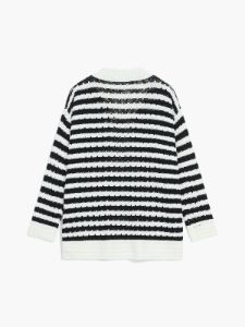 Oversized Seawave Stripe Sweater sold by COMMENSE