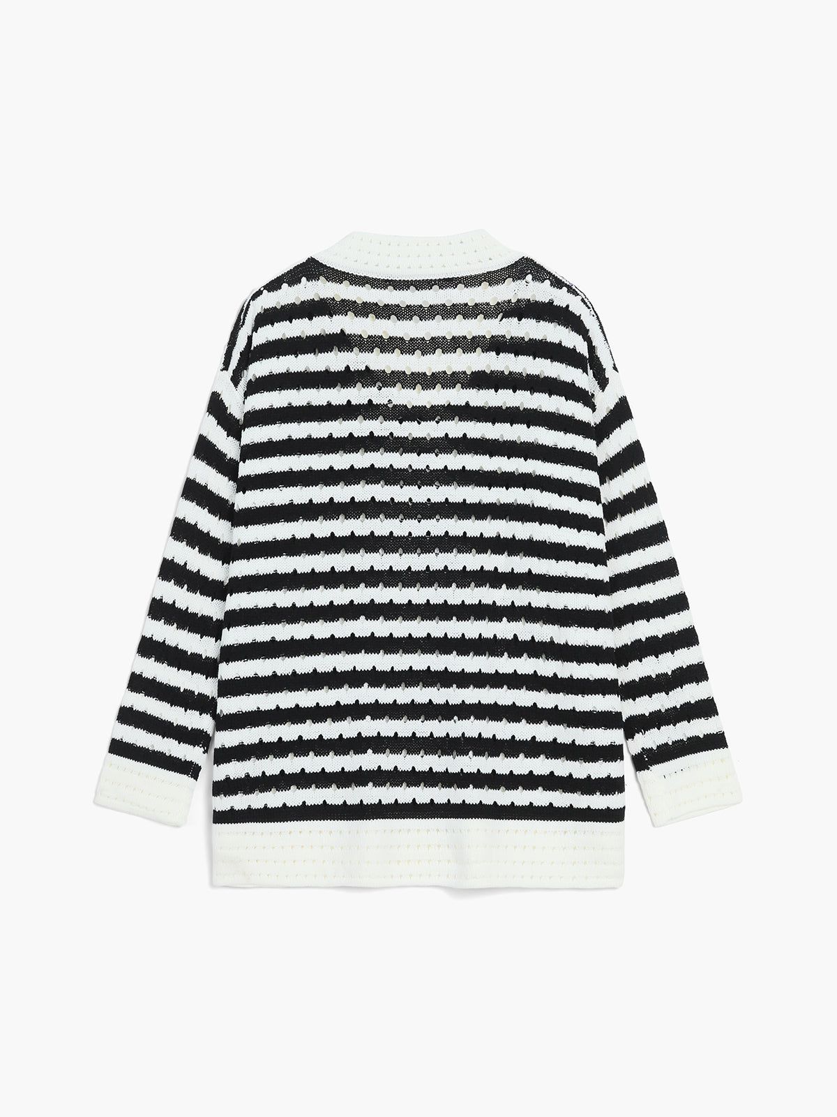 Oversized Seawave Stripe Sweater sold by COMMENSE product image thumbnail 2