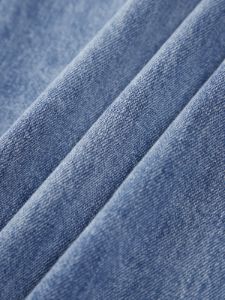 Triple Buttons Wide Leg Denim Jeans sold by COMMENSE