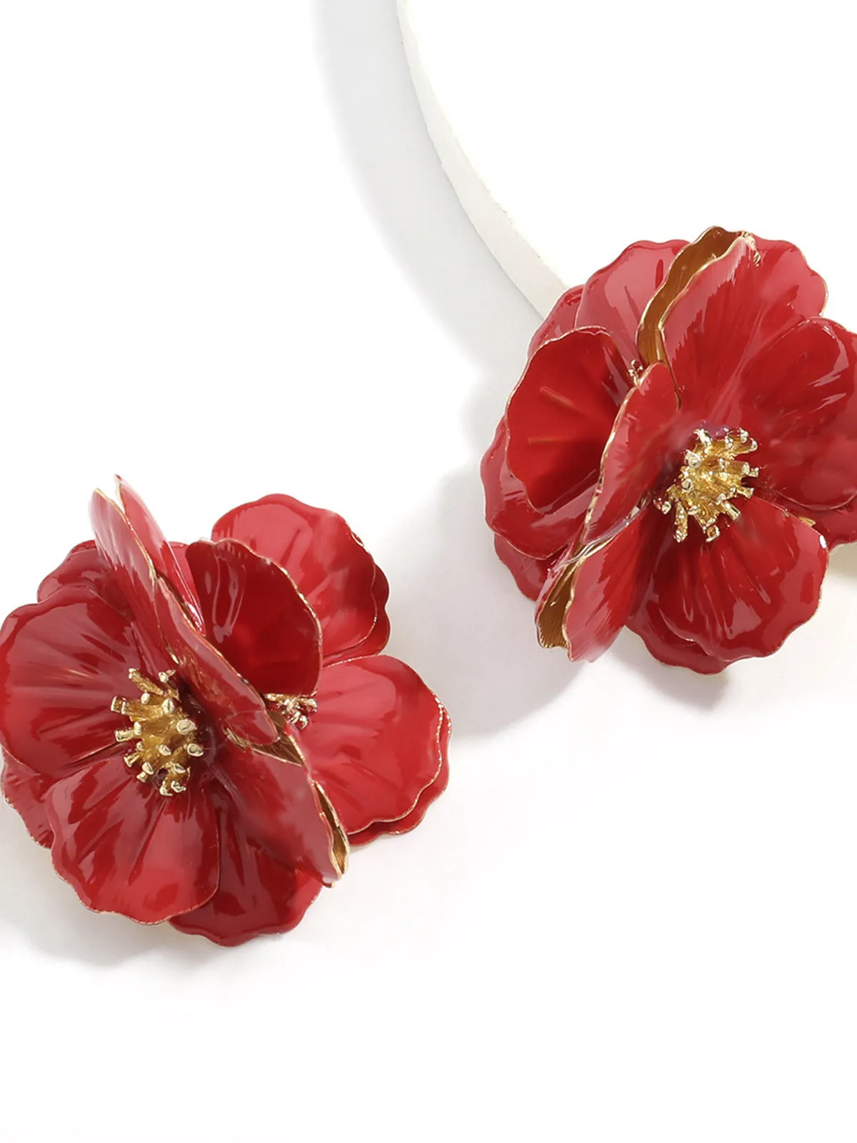 Stylish Golden Stamen Flower Earrings sold by COMMENSE product image thumbnail 2