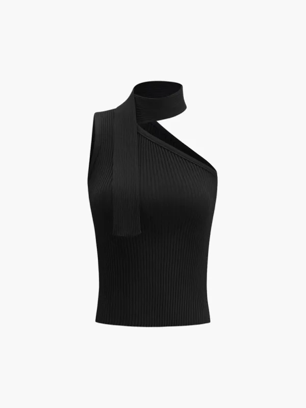 Halter Backless Sweater Vest sold by COMMENSE