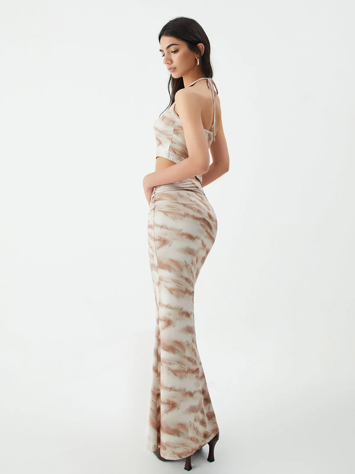 Maillard Striped Maxi Skirt Set sold by COMMENSE product image thumbnail 5