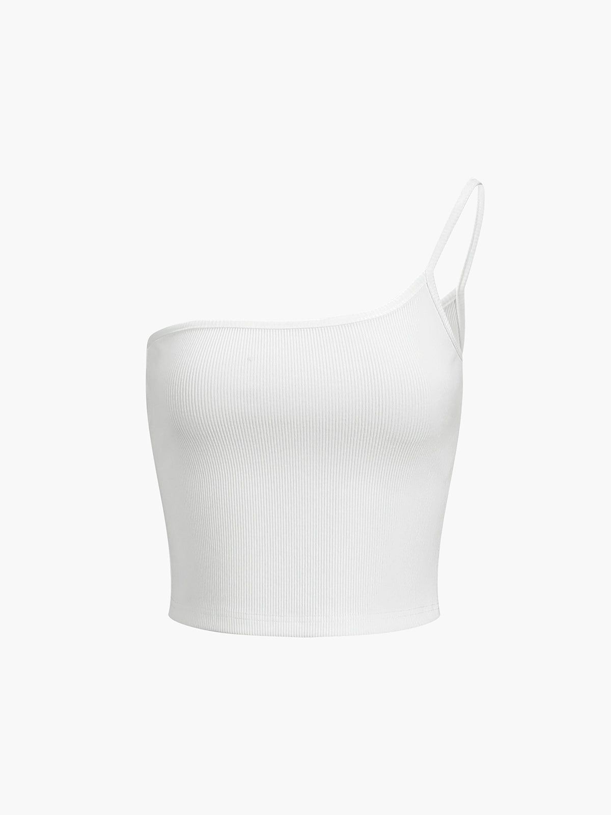One Strap Rib Crop Cami Top sold by COMMENSE product image thumbnail 2