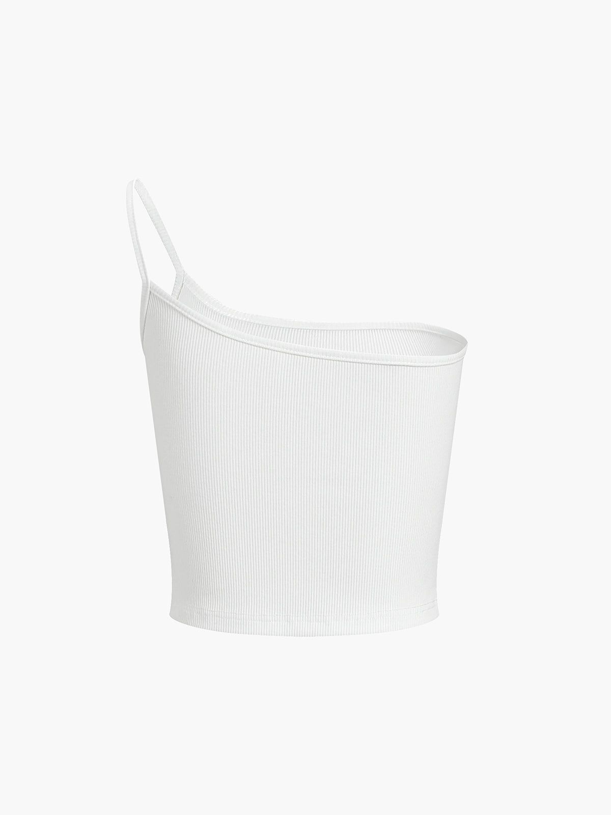 One Strap Rib Crop Cami Top sold by COMMENSE product image thumbnail 3