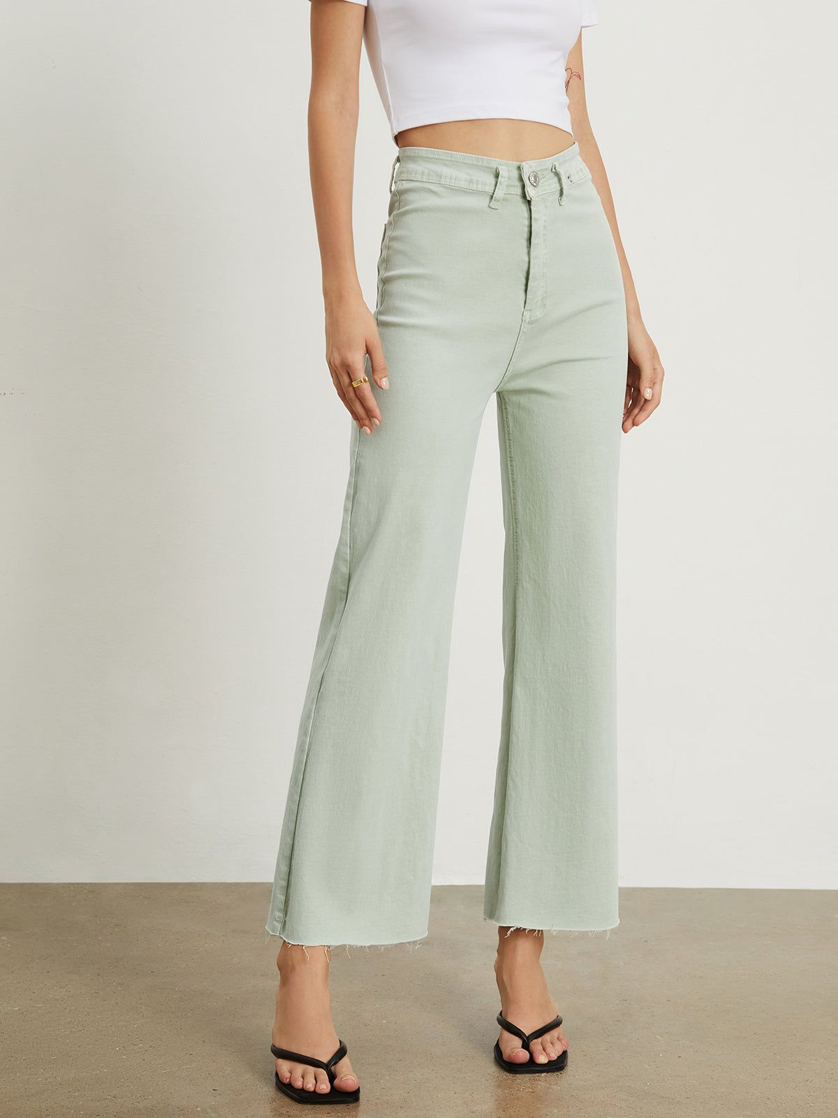 Utility Cropped Jeans sold by COMMENSE product image thumbnail 3