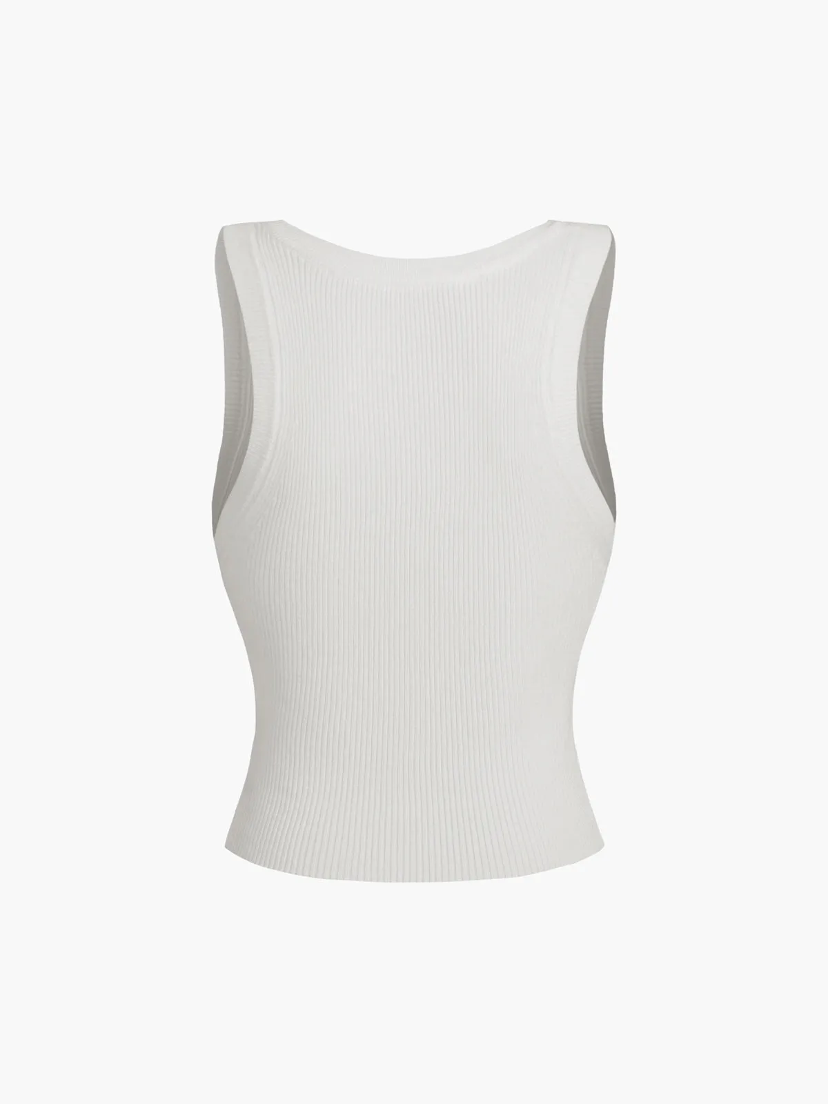 Solid Ribbed Sweater Vest sold by COMMENSE product image thumbnail 3