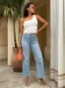 Asymmetrical One Shoulder Off Knit Top sold by COMMENSE