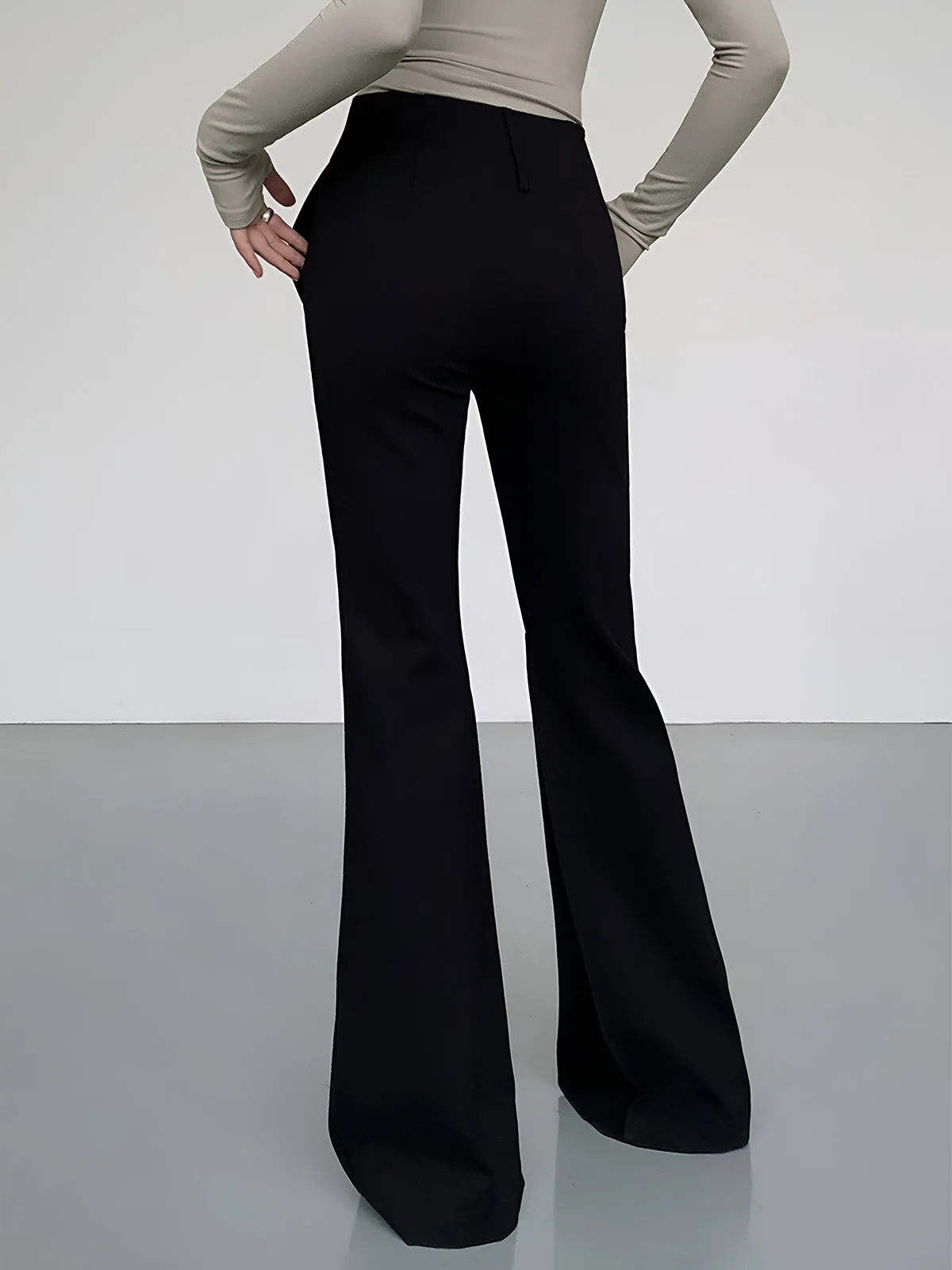 High Waisted Flare Pants sold by COMMENSE product image thumbnail 2