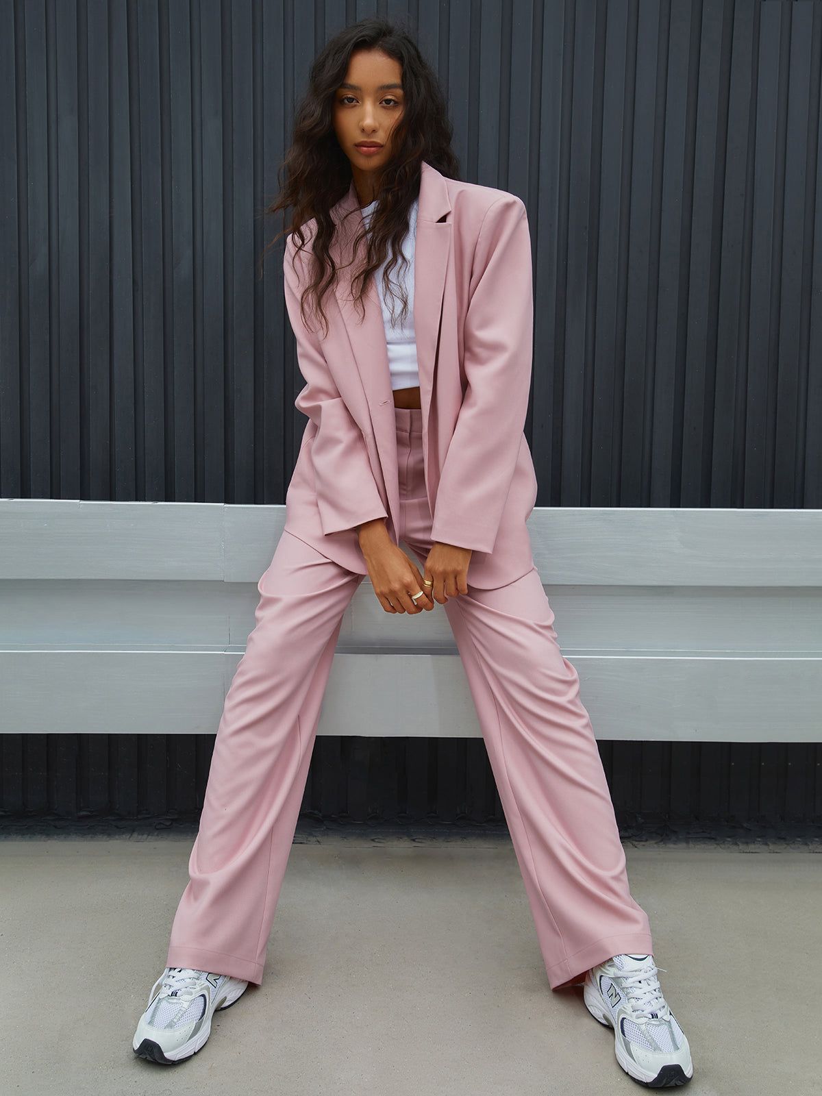 Rosy Glow Structured Blazer sold by COMMENSE product image thumbnail 5