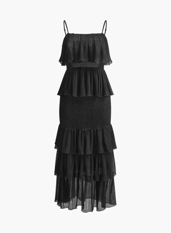Leisure Ruffle Cami Dress sold by COMMENSE