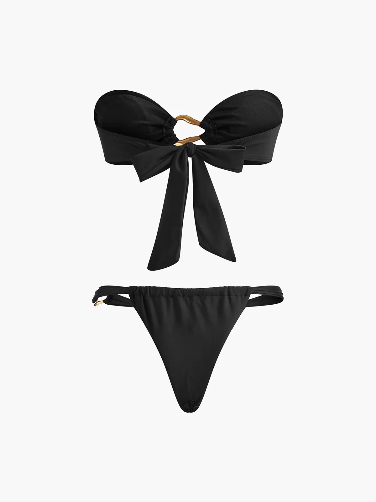 Sexy Removable Pads Bow Bikini Set sold by COMMENSE product image thumbnail 3