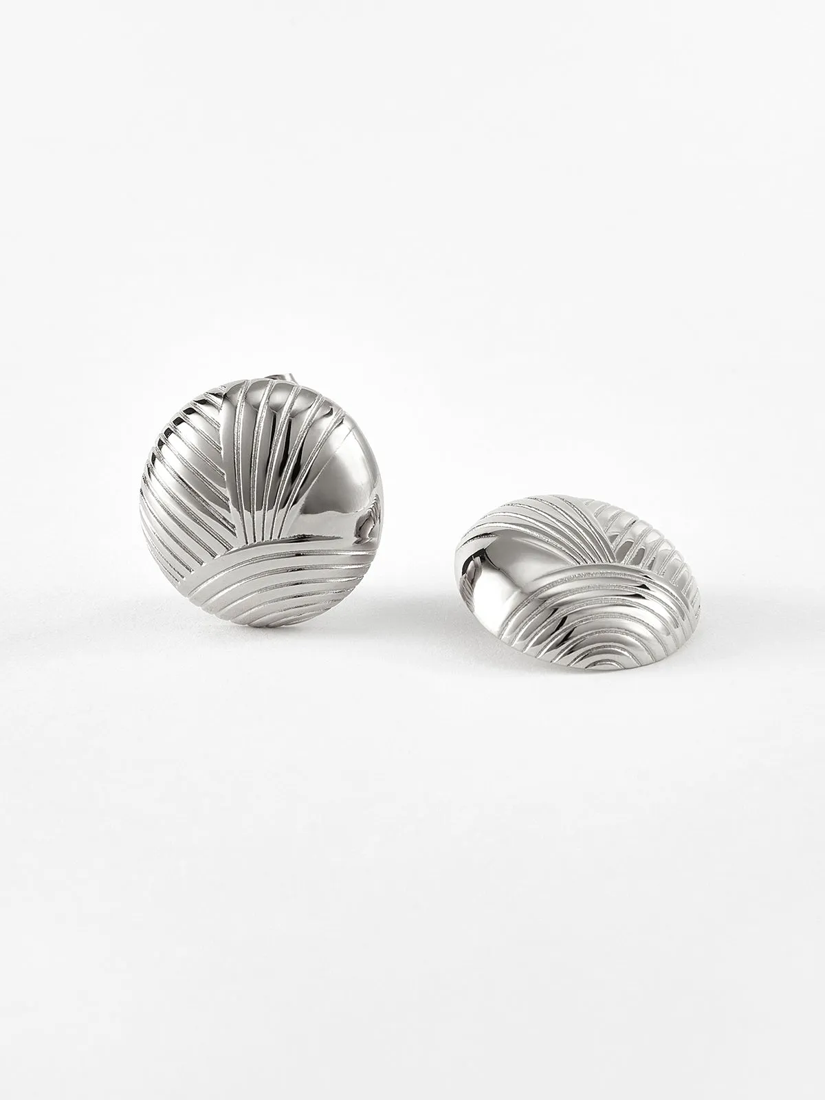 Ripple Oblate Earrings sold by COMMENSE product image thumbnail 5