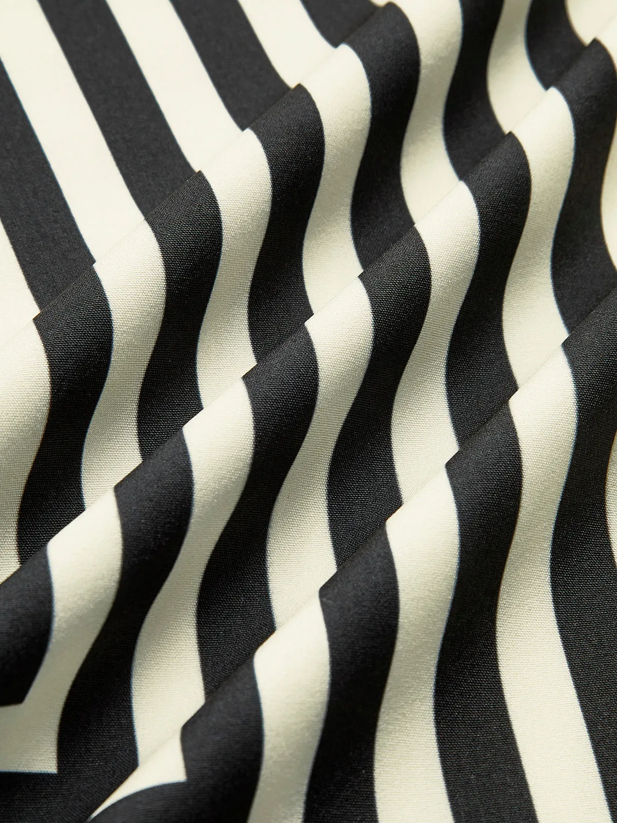 Irregular-Striped Backless Halter Dress sold by COMMENSE product image thumbnail 4