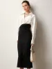 Patchwork Split Polo Dress sold by COMMENSE
