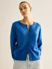 Plain Soft Button Cardigan sold by COMMENSE