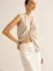 V-Neck Sleeveless Button Cardigan sold by COMMENSE