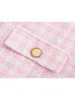 Elegant Tweed Polo Neck Blazer sold by COMMENSE