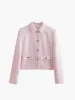 Elegant Tweed Polo Neck Blazer sold by COMMENSE
