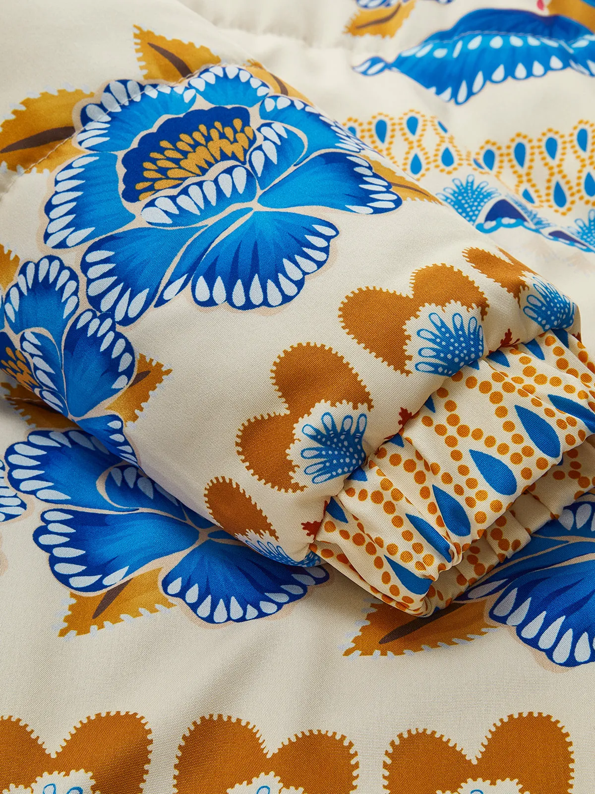 Boheme Printed Zipper Winter Coat sold by COMMENSE product image thumbnail 4