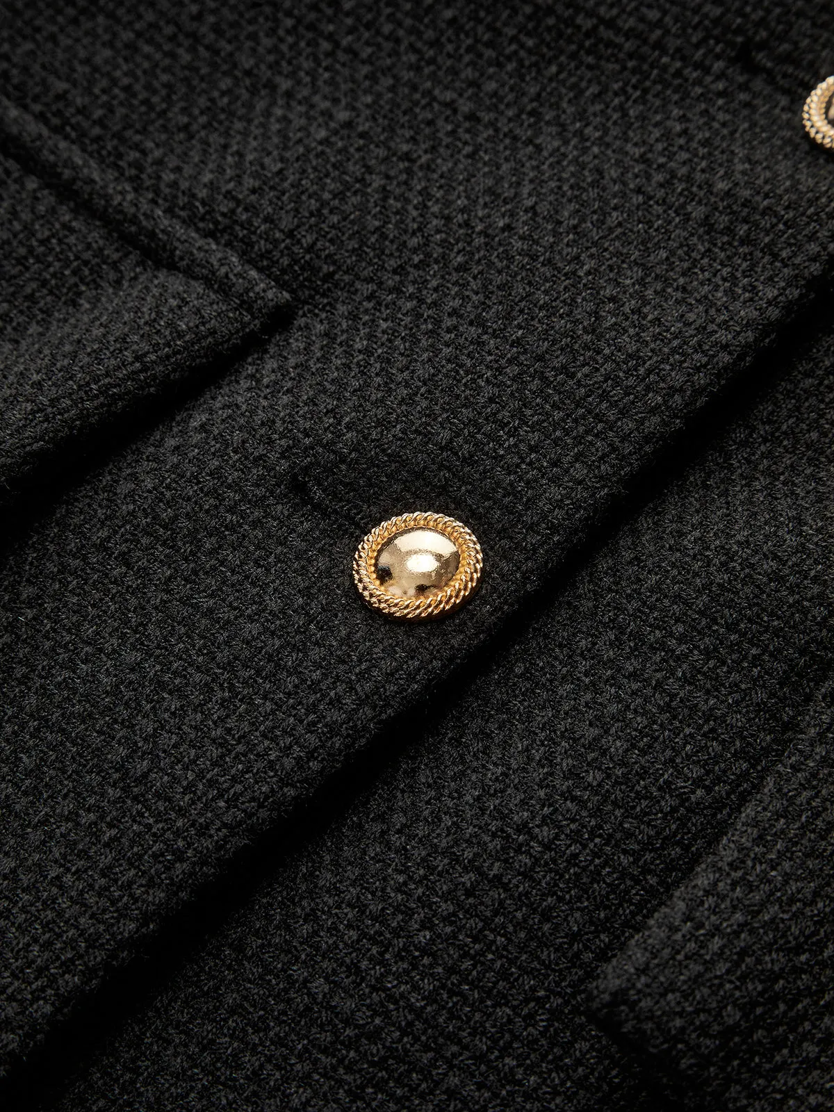 Golden Button Tweed Blazer sold by COMMENSE product image thumbnail 2