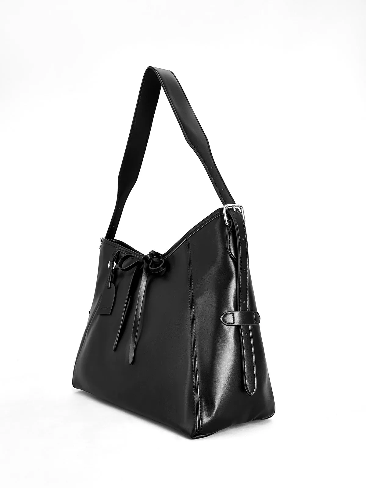Large Capacity Bow-Detail Buckle Tote Bag sold by COMMENSE product image thumbnail 2
