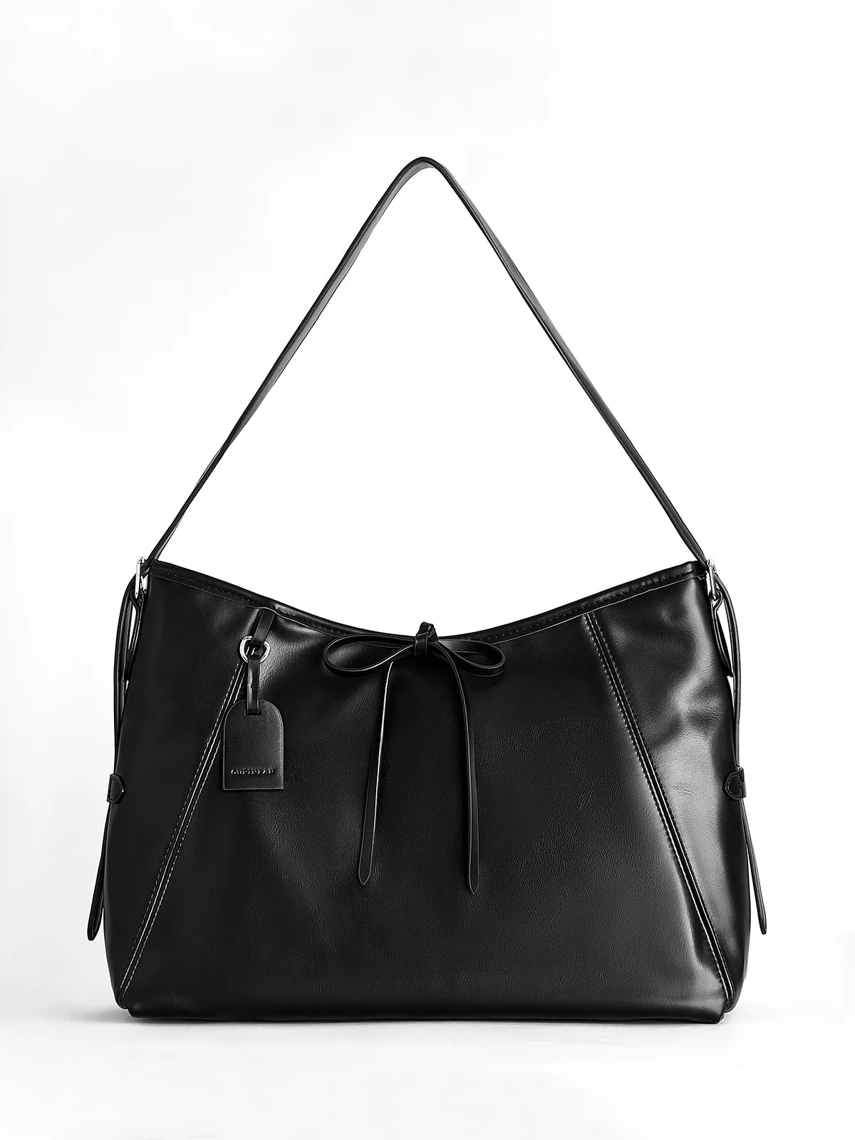 Large Capacity Bow-Detail Buckle Tote Bag sold by COMMENSE