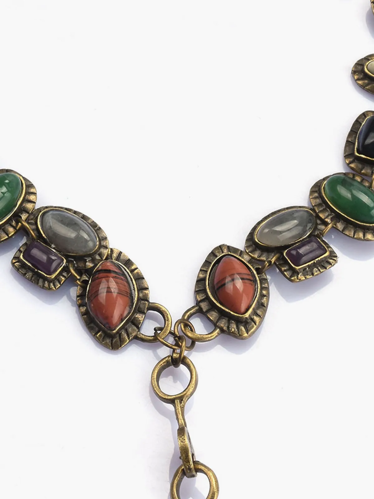 Boheme Geometrical Stones Pendant Necklace sold by COMMENSE product image thumbnail 3