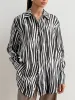 Zebra Printed Polo Shirt sold by COMMENSE