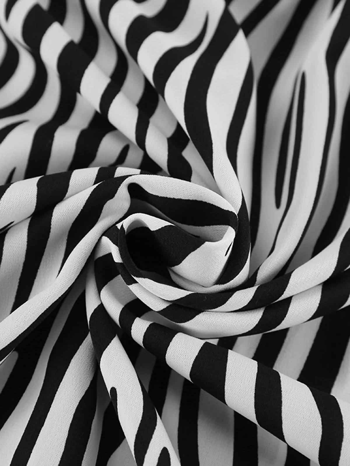 Zebra Printed Polo Shirt sold by COMMENSE product image thumbnail 4