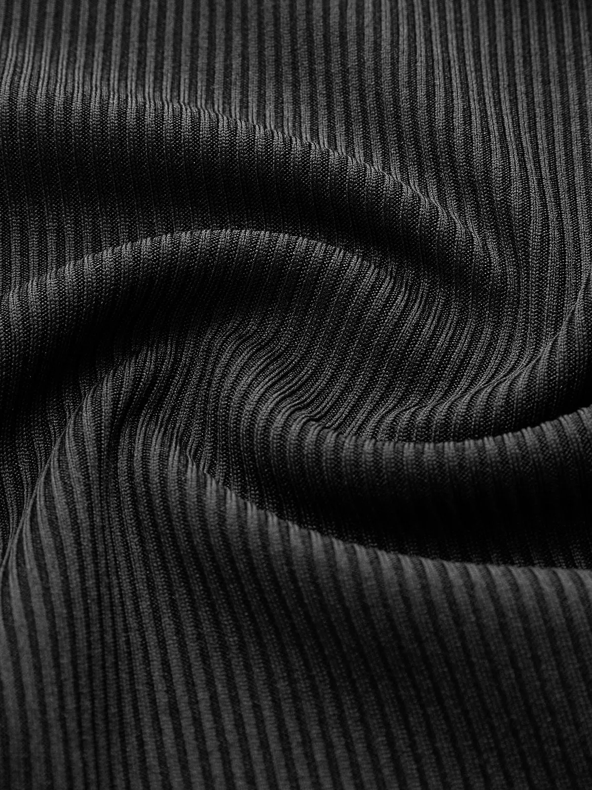 Ribbed Off-Shoulder Plain Jumpsuit sold by COMMENSE product image thumbnail 5