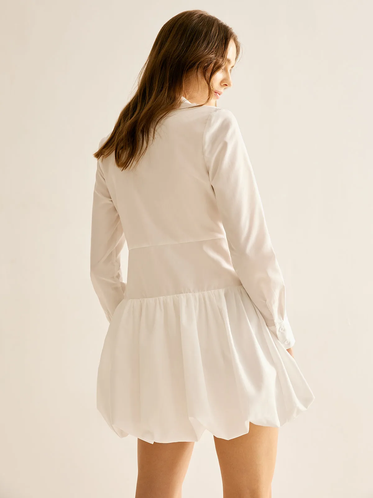 Lapel Panel Bud Waist Dress sold by COMMENSE product image thumbnail 5