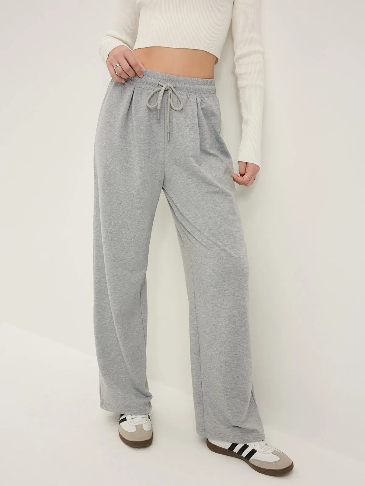 Leisure Drawstring Baggy Sweatpants sold by COMMENSE product image thumbnail 4