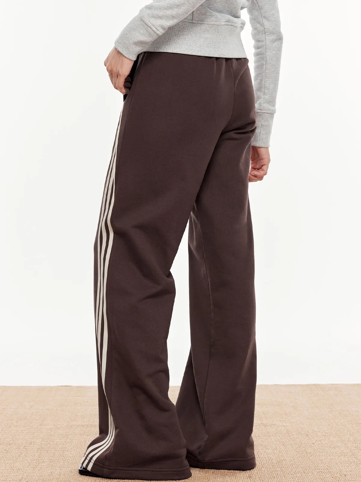 Striped Patchwork Elastic Waist Pants sold by COMMENSE product image thumbnail 4