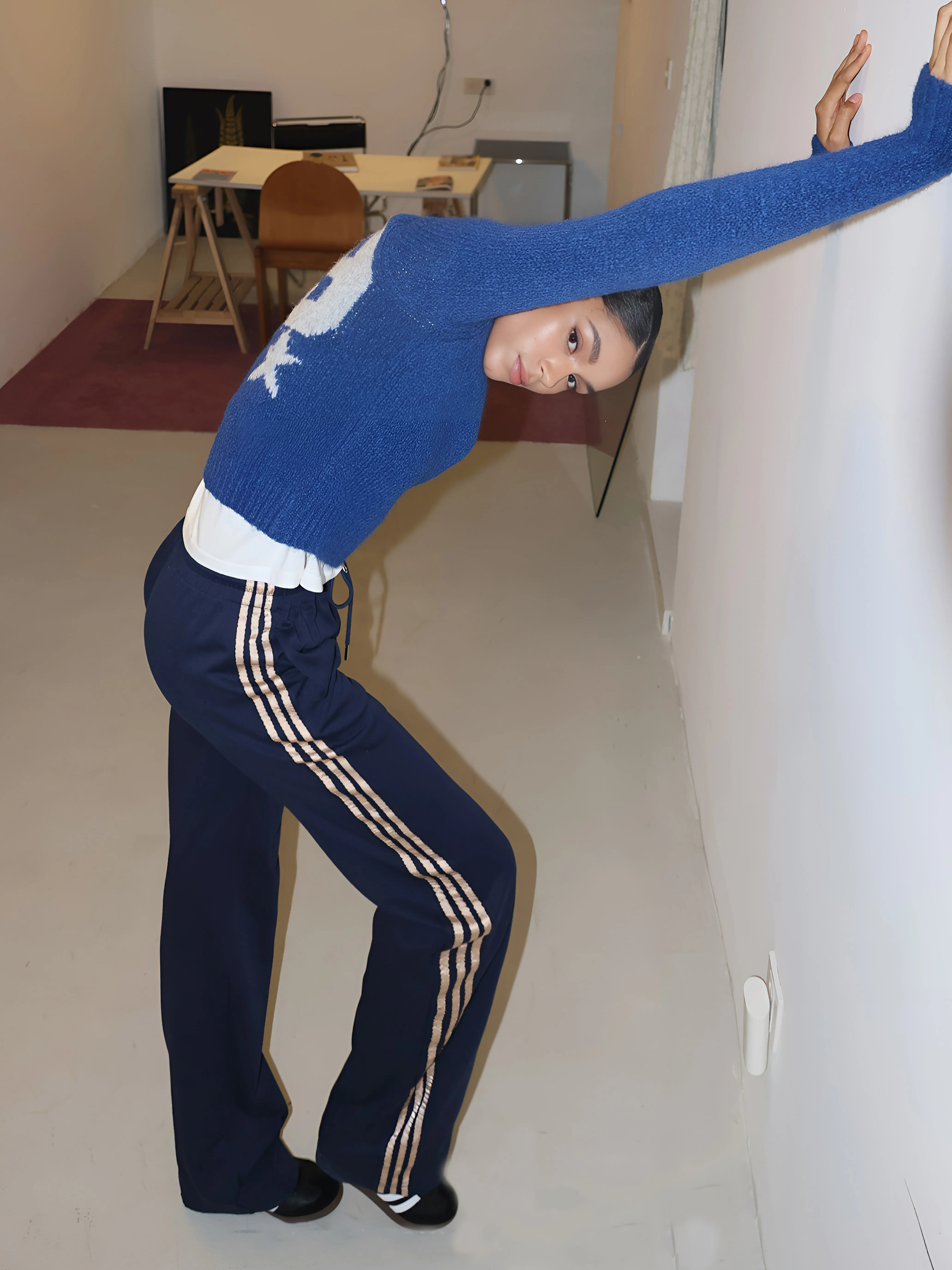 Striped Patchwork Drawstring Sweatpants sold by COMMENSE product image thumbnail 2