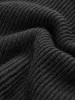 Contrast Embroidered Trim Pullover Sweater sold by COMMENSE